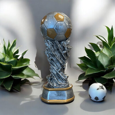 Idrottspris Fotboll Fotbollssatyett silver
