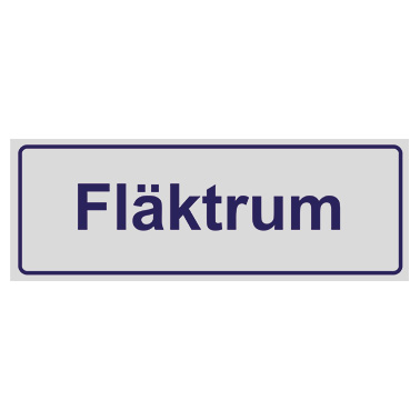 Trivselskylt Fläktrum