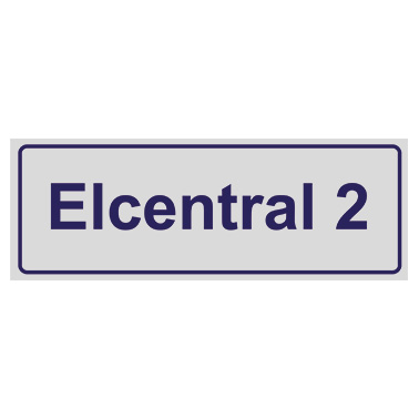 Trivselskylt Elcentral 2