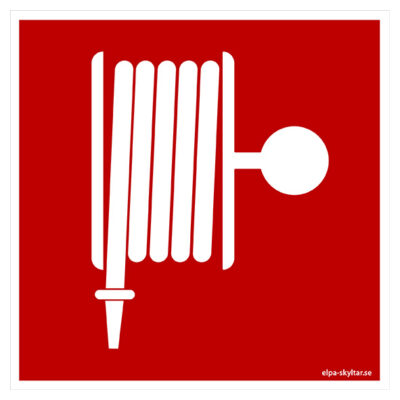 Brandskylt Brandpost Symbol