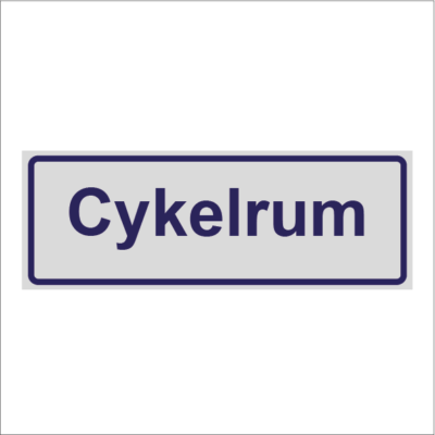 Trivselskylt Cykelrum