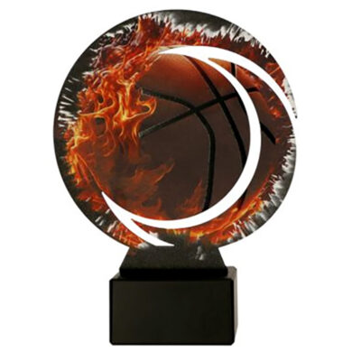 Basketstatyett - motiv basketboll 180mm