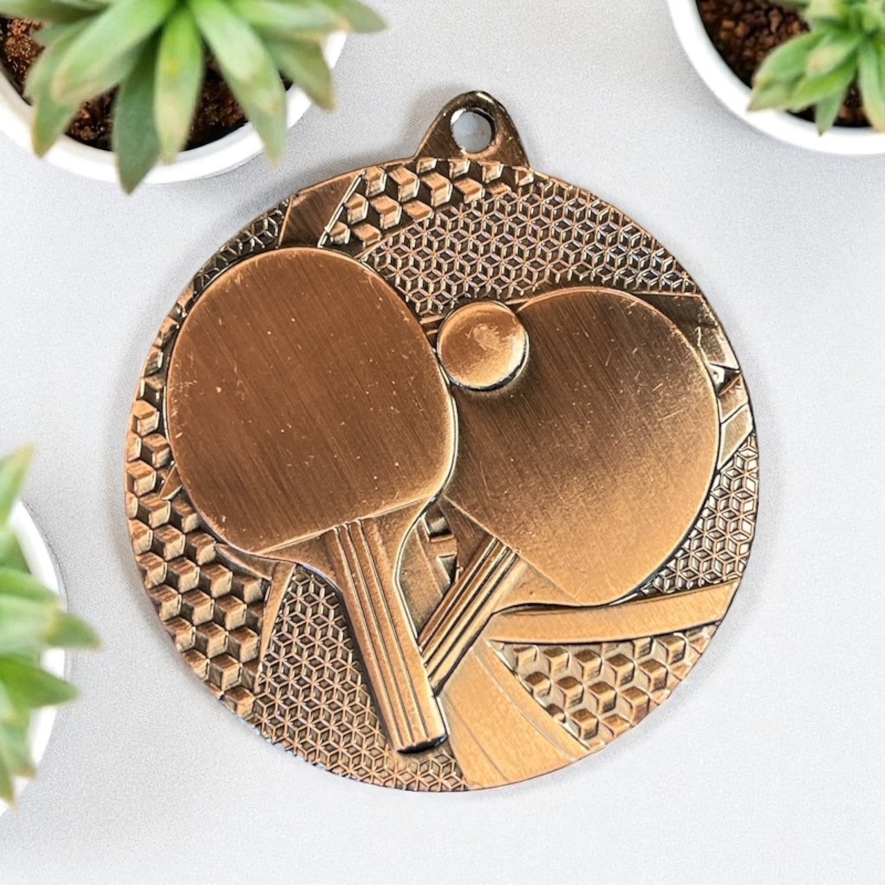 Medalj-Bordtennis-Brons-40mm