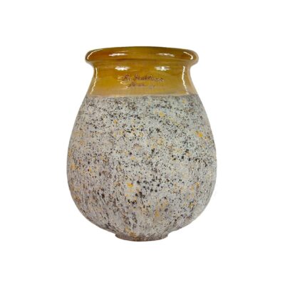 Drop Biot patinerad Provence med gul krage
