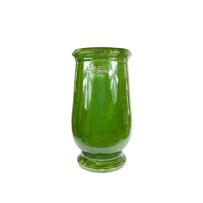 Traditionell glaserad Olivolje kruka Grön