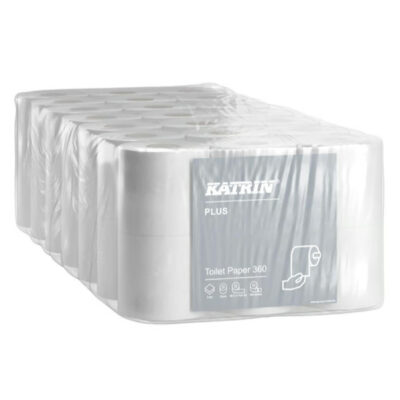 Toalettpapper Katrin Toalett 360 Plus 2-lg Vit 50m
